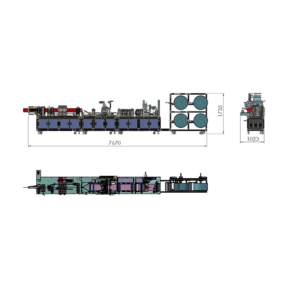 N95 face mask making machine