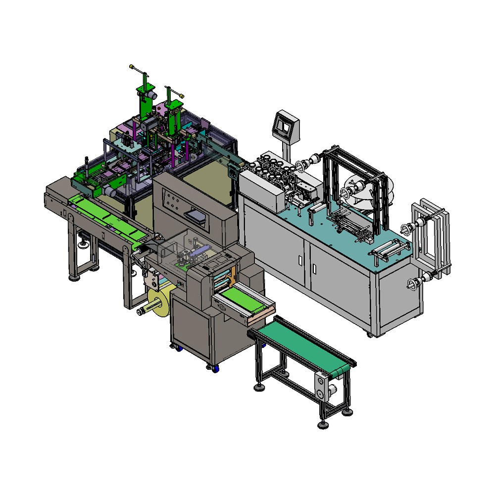 Surgical Mask Making Machine With Packaging